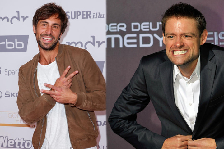 Ihre Namen sind sich so ähnlich, dass Max Giesinger (links) und Max Giermann (rechts) von einem Fan verwechselt wurden.