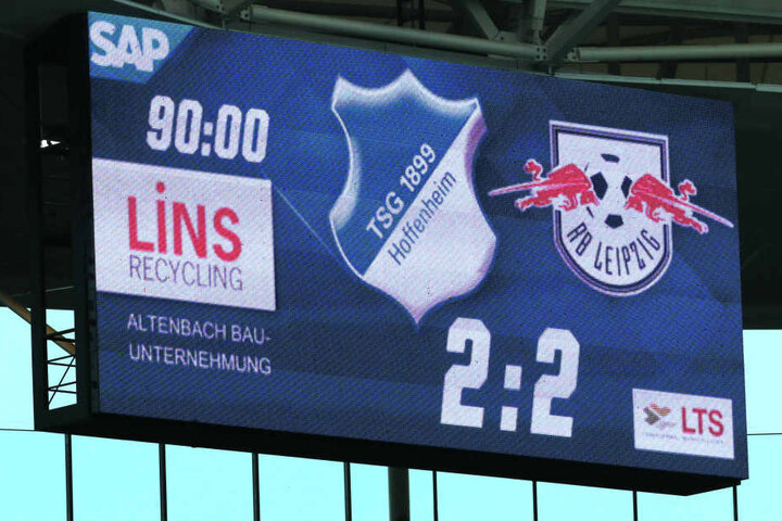 2:2 hieß es nach 90 Minuten beim Hinspiel in Hoffenheim.