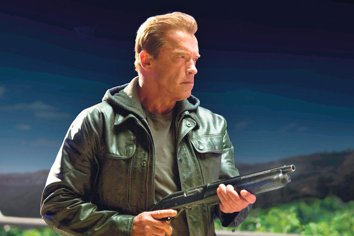 „I’ll be back“ - in seiner Rolle als „Terminator“ wurde Arnold Schwarzenegger
weltbekannt.