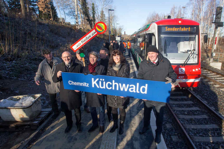 Zehn Jahre Kampf, 1,9 Millionen Euro Kosten: Der Küchwald hat endlich seinen Bahnanschluss.