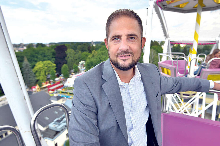 Jesko Vogel (43, Freie Wähler), gewann
vor zwei Jahren überraschend
die OB-Wahl in Limbach-Oberfrohna.