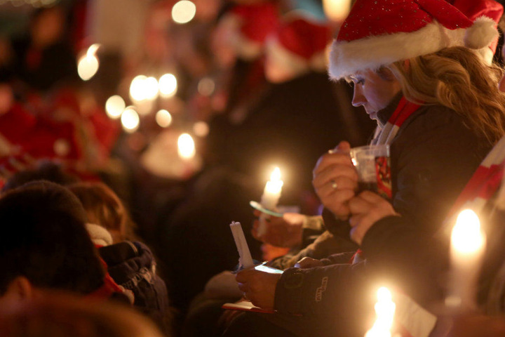 In Jena ist weihnachtliches Singen angesagt.