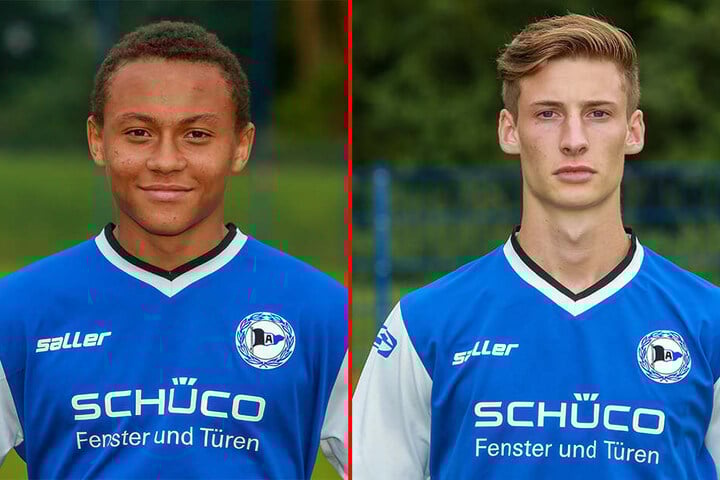 Henri Weigelt (re.) ist derzeit Kapitän der U19 im Club. Roberto Massimo (li.) spielt sogar noch U17.