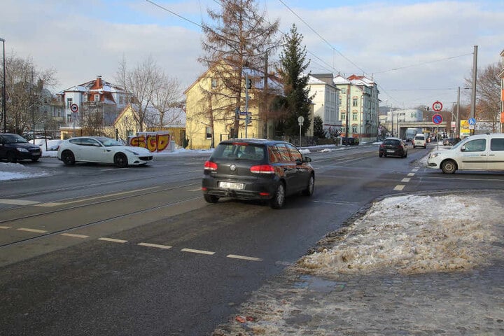 An der Leipziger/Ecke Peschelstraße soll eine Ampel Unfälle verhindern.