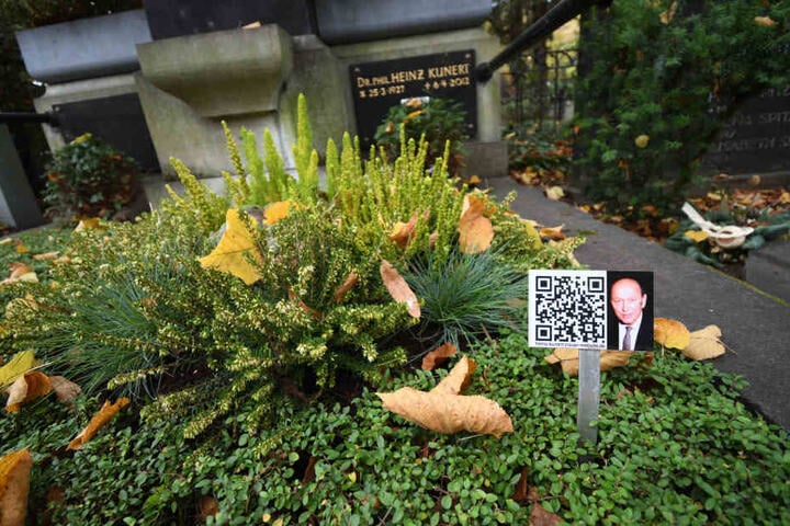 Beim Scan mit einem Mobiltelefon erfährt man wissenswertes über den dort Liegenden.