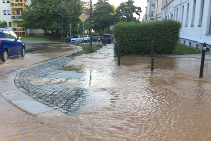 Betroffen war die Kreuzung Weststraße/Kochstraße in Chemnitz.