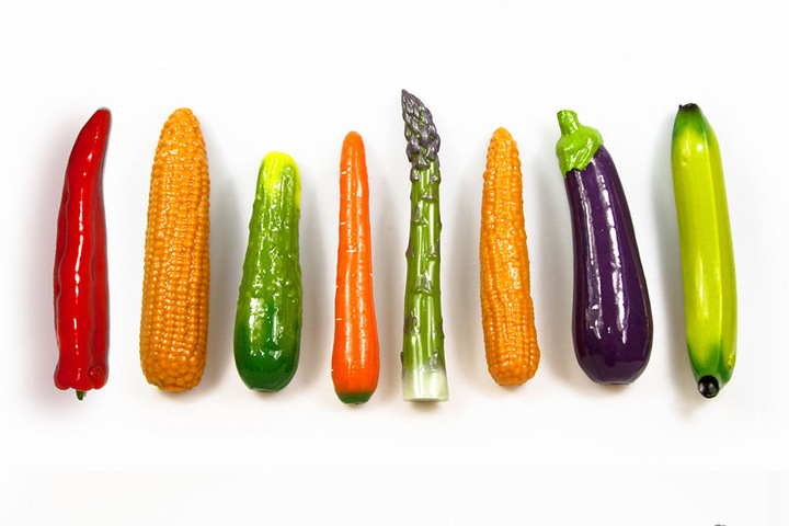 Lust auf Gemüse? Unter anderem soll es vegane Dildos des Dresdner Unternehmens "SelfDelve" in der "voegelei" geben.
