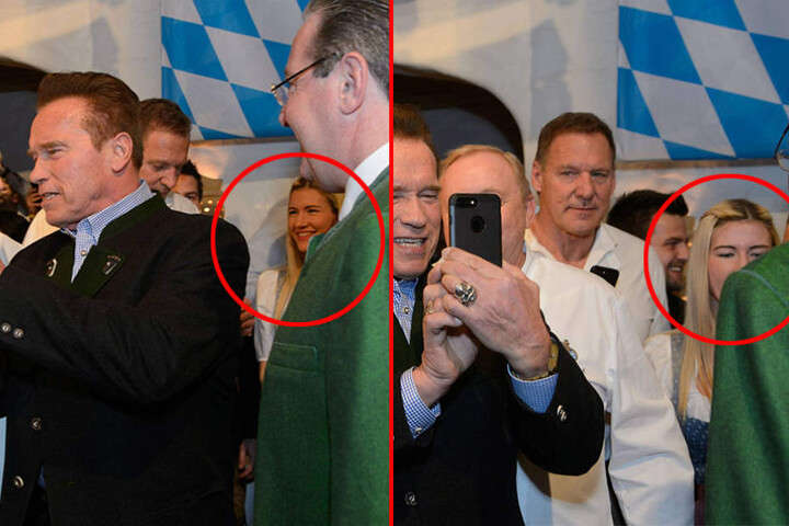 Dezent im Hintergrund: Ralf Möller brachte seine neue Freundin am Wochenende mit nach Kitzbühel zur "Weißwurstparty".