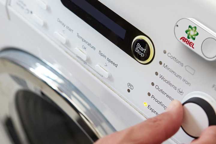 Durch Drücken des Dash-Knopfes wird automatisch eine einmalige Bestellung in Auftrag gegeben.
