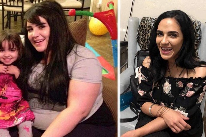 Egal wie viele Kilos: Lächeln konnte Ashley Javar (29) in jeder Lebensphase.