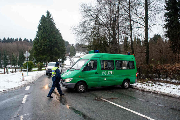 Viele Straßen mussten wegen des Sturms gesperrt werden.
