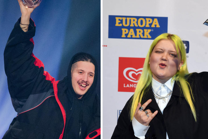 Der deutsche Rapper RIN (l.) und Sängerin ALMA aus Finnland (r.) sind beim Melt auch am Start.