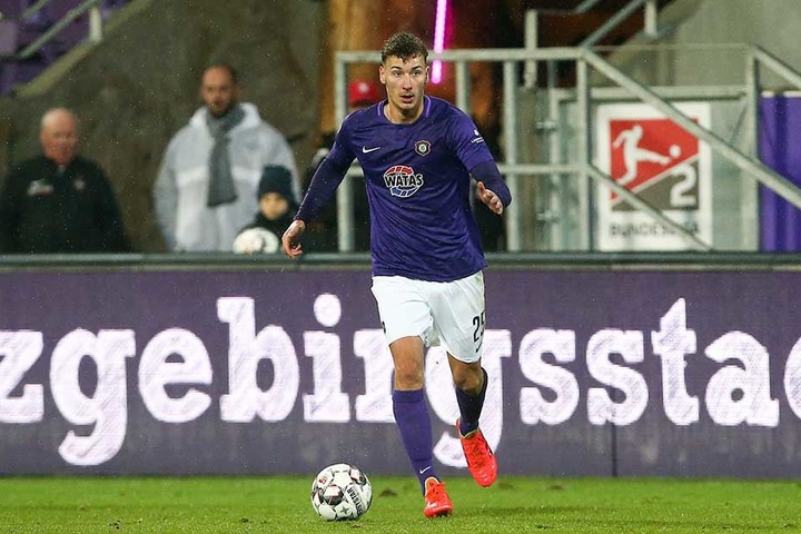 Dominik Wydra ist ein starker Zweikämpfer, fühlt sich aber als Sechser nicht so recht wohl.