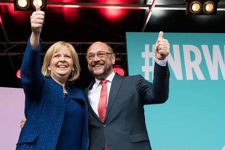 Hannelore Kraft tritt für die SPD in NRW an. Martin Schulz für die SPD als Kanzlerkandidat.