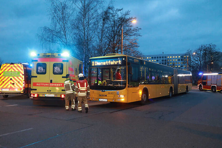 Der Bus musste am Morgen eine Gefahrenbremsung machen.
