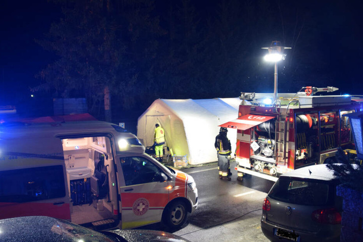 Die Rettungskräfte in der Gemeinde Ahrntal.