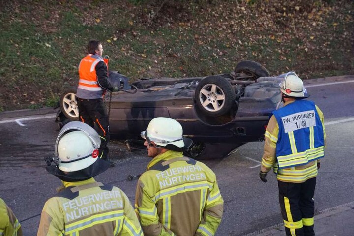Die Straße war bis zum Abend gesperrt.