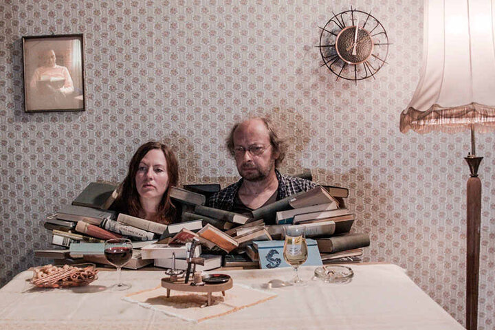 Szenenfoto aus dem Film "Die Mechanik" mit
den Darstellern Beate Düber und Matthias
Zwarg.