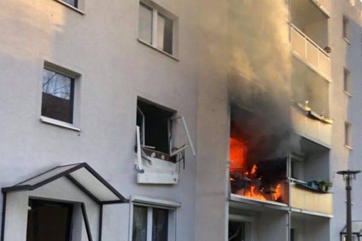 Der 78-jährige Mieter der Wohnung kam bei dem Unglück ums Leben.