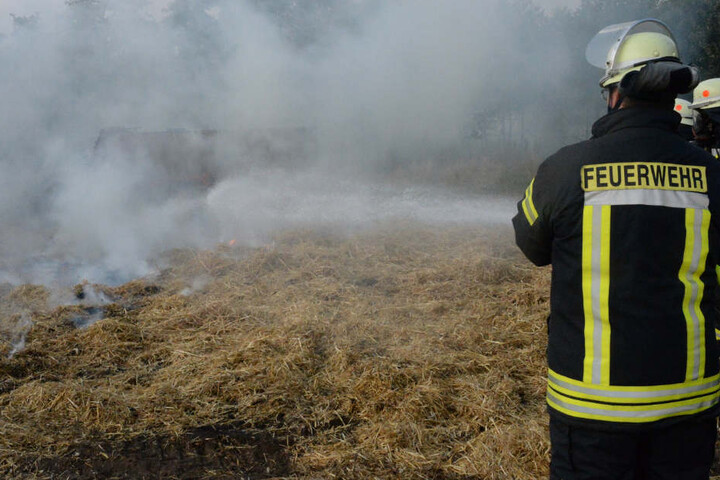 Das Feuer hatte sich über das gesamte Feld ausgebreitet.