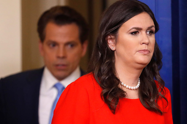Sarah Huckabee Sanders (34).
