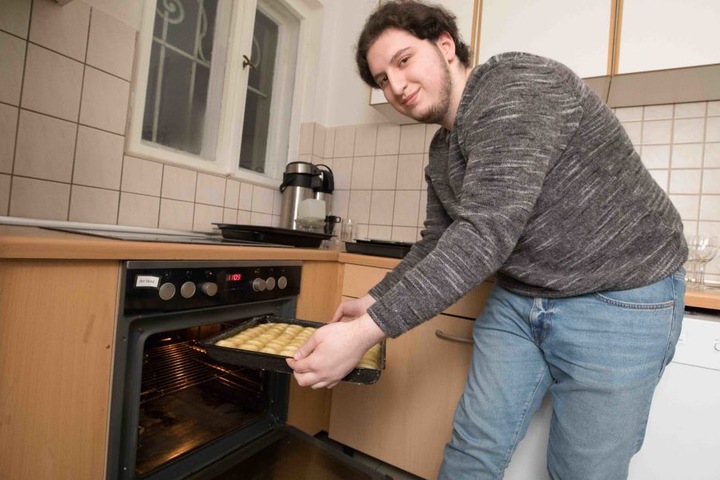 Dann geht es ab in den Ofen...