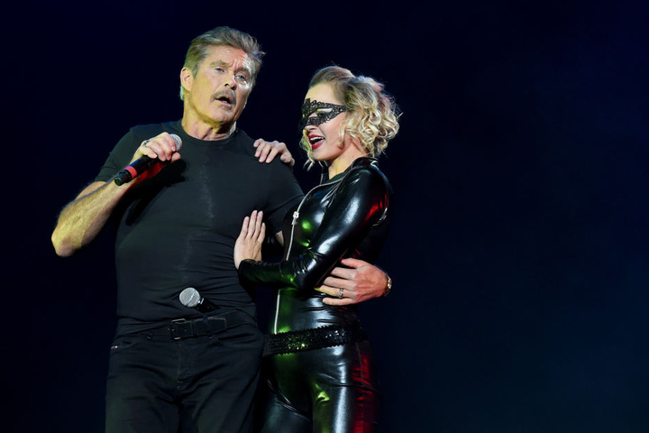 Auch er rockt die Arena Leipzig: David Hasselhoff.