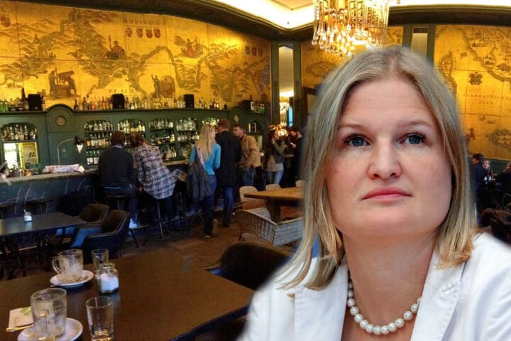 Ebner-Steiner war in der Goldenen Bar in München nicht willkommen. (Bildmontage)