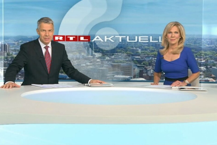 Normalerweise sitzt Ulrike von der Groeben mit Peter Kloeppel am News-Tisch.