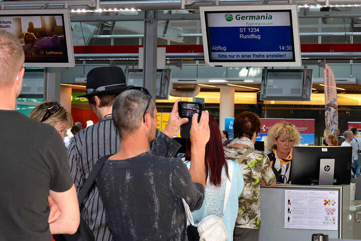 Noch schnell ein Erinnerungsfoto schießen...