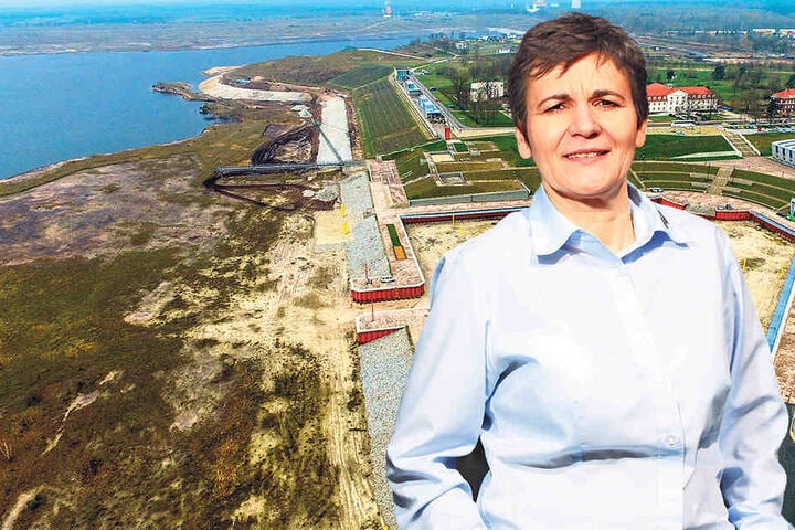 Geschäftsführerin Kathrin Winkler (52) freut
sich: Ihr Tourismusverband Lausitzer Seenland
ist erst fünf Jahre jung - und fährt schon Rekordwerte
ein.