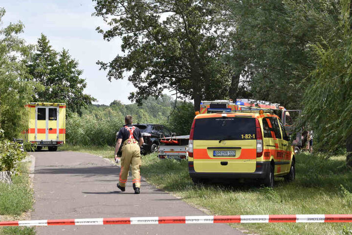 Einsatzkräfte sind vor Ort.