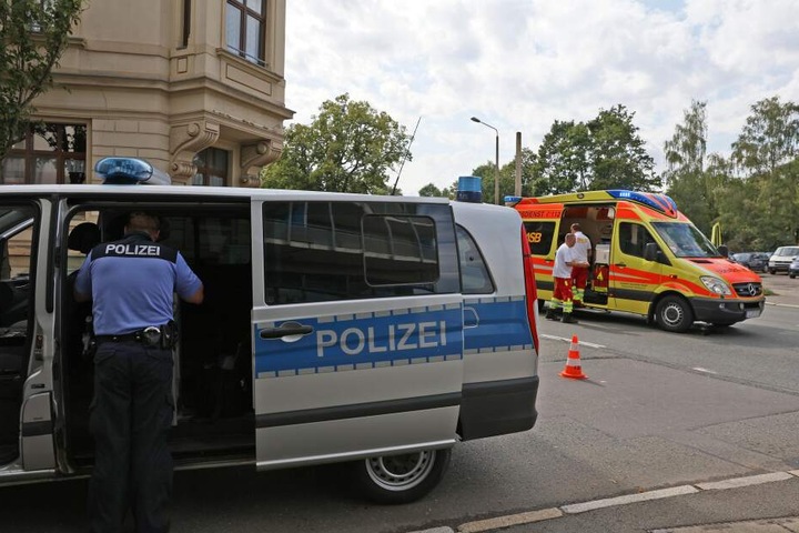 Der Crash passierte auf der Reichenbacher Straße in Zwickau.