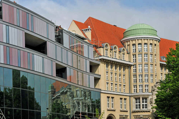 Die Deutsche Nationalbibliothek in Leipzig.