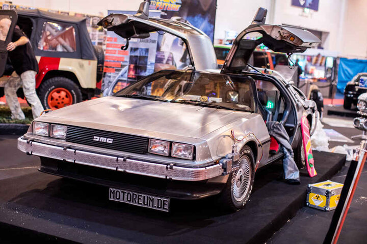 Auch der "DeLorean DMC-12", als Zeitmaschine im Film "Zurück in die Zukunft" verwendet, ist in Essen zu sehen.