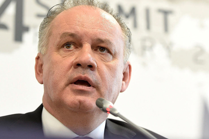 Der slowakische Präsident Andrej Kiska