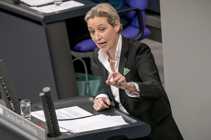 Alice Weidel vertritt die AfD als Fraktionschefin im deutschen Bundestag.
