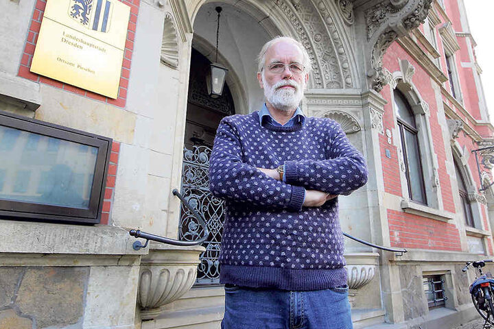 Wolfgang Daniels (65), Ortsbeirat der Grünen.