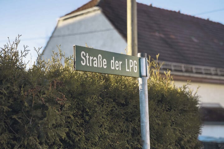 Die "Straße der LPG" könnte bald ein Informationsschild mit Erläuterungen zur Historie erhalten.