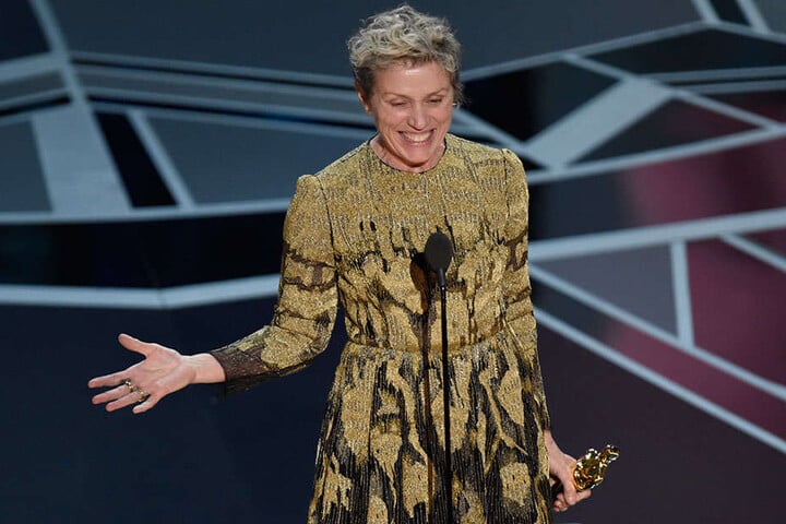 Frances McDormand (60) wurde bei der Oscar-Verleihung als beste Schauspielerin ausgezeichnet.
