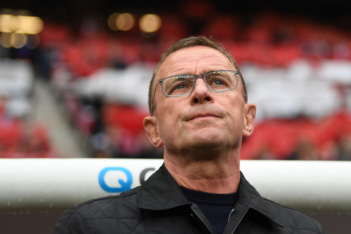 Stand wohl das letzte Mal als Trainer von RB Leipzig in einem Heimspiel an der Seitenlinie: Ralf Rangnick, der nach der Saison den Weg für Julian Nagelsmann freimacht.