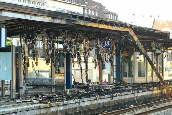 Das Feuer hinterließ einen immensen Schaden.