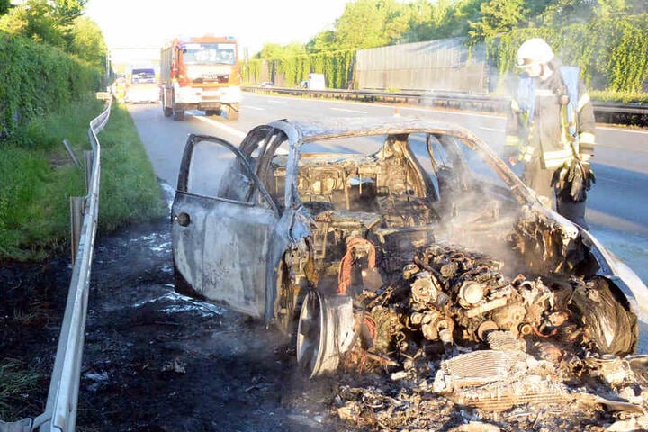 Der BMW war nicht mehr zu retten.