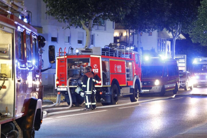 Die Feuerwehr war im Kreis Augsburg mit einem Großaufgebot im Einsatz.