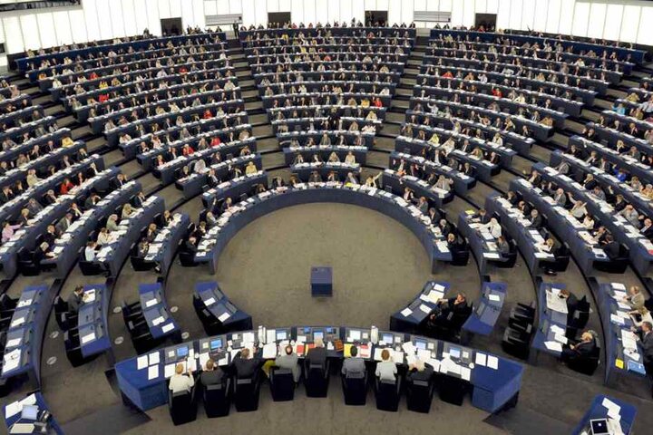 Das EU-Parlament.