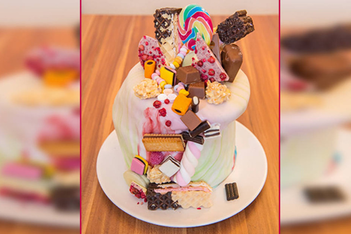 Auch diese süße Zuckerbombe stammt von der jungen Bäckerin.