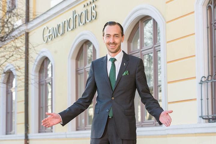 Florian Leisentritt (37), Direktor des Gewandhaus Hotels, freut sich auf Gäste aus Dresden
und Umgebung.