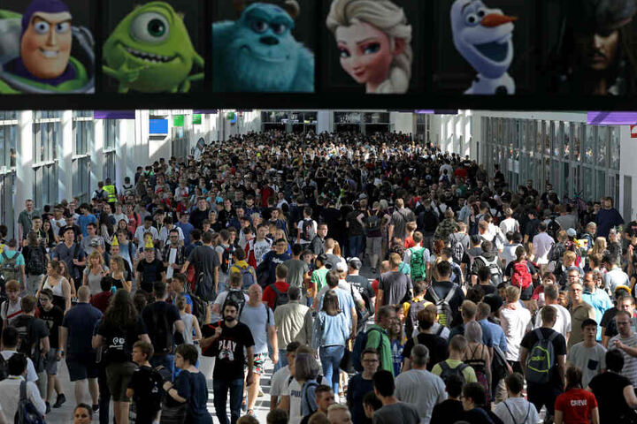 Neuer Rekord: 2018 kamen 370.000 Besucher zur gamescom nach Köln.