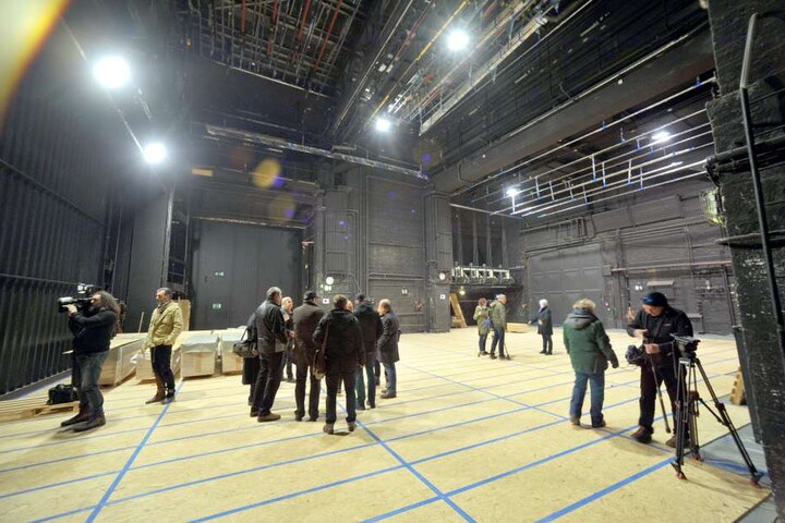 Die Gewandhaus-Bühne hat Pause. Während der Sanierung weicht das Theater
Plauen-Zwickau auf Ersatzspielstätten aus.