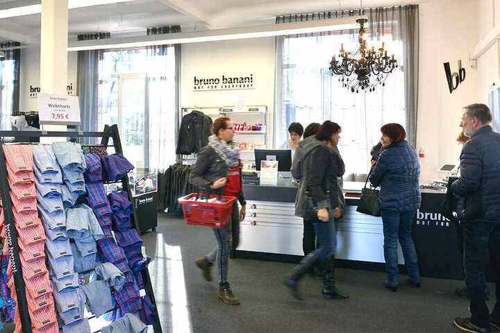 Einst Produktionsstätte: Der neue Outlet-Store von Bruno Banani in Mittelbach.